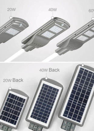 LED Solar Flutlicht mit Bewegungssensor 40W, Straßenbeleuchtung mit Kaltes Licht, für Außen