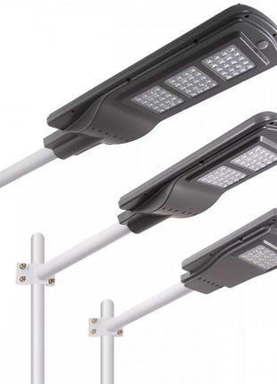 Solarlampe für Dämmerungsstraße und Bewegungsmelder 60W, Kaltes Licht, für Außen