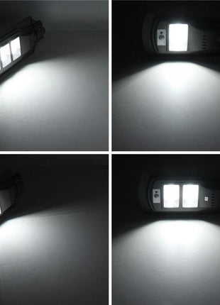 LED Solar Straßenlampe mit Bewegungssensor 60W und Fernbedienung, Kaltes Licht, für Außen