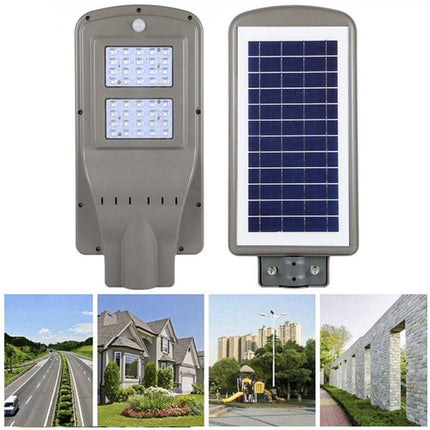 LED Solar Flutlicht mit Bewegungssensor 40W, Straßenbeleuchtung mit Kaltes Licht, für Außen