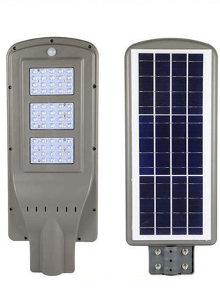 Solarlampe für Dämmerungsstraße und Bewegungsmelder 60W, Kaltes Licht, für Außen