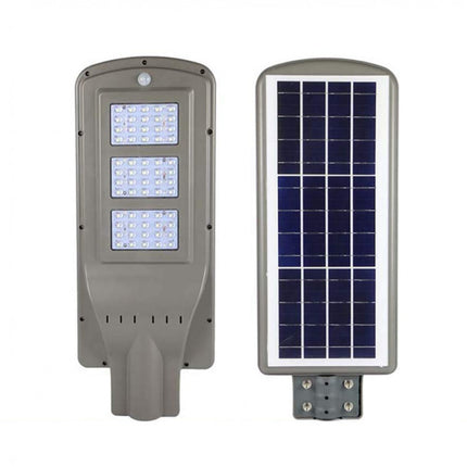 Solarlampe für Dämmerungsstraße und Bewegungsmelder 60W, Kaltes Licht, für Außen