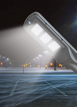 Solarlampe für Dämmerungsstraße und Bewegungsmelder 60W, Kaltes Licht, für Außen