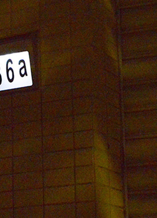 Solar Hausnummer Edelstahl mit 3 LEDs mit Dämmerungssensor, für Wandmontage