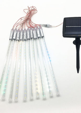 Solar Lichterkette Meteorschauer 3M mit 10 Regenlichter mit 360 LEDs, Warm Licht, für Außen
