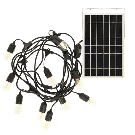 Solar Lichterkette 8M mit 20 LED-Birnen, E27, 2W, für Außen
