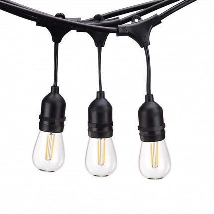 Solar Lichterkette 8M mit 20 LED-Birnen, E27, 2W, für Außen