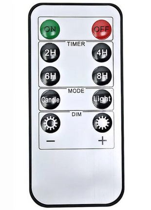 LED Kerze 10 x 25 cm Realistische Flamme mit Timerfunktion und Fernbedienung, Batteriebetrieben