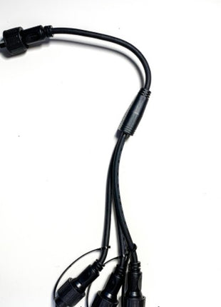 Lichterkette Verteiler Stecker G45, 3 Arm IP44, für Außen