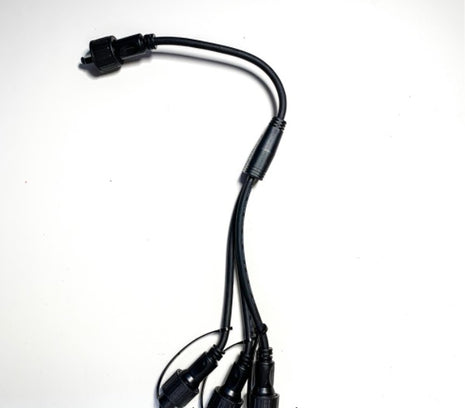 Lichterkette Verteiler Stecker G45, 3 Arm IP44, für Außen