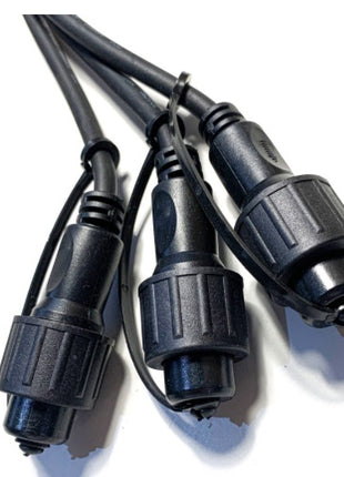 Lichterkette Verteiler Stecker G45, 3 Arm IP44, für Außen