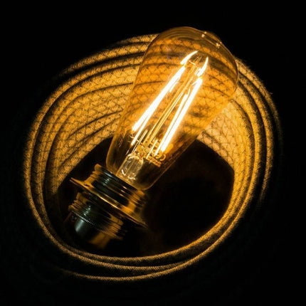 Leuchtmittel LED Filament ST64, E27, 4W, Ombre Kunststoff, Warm Licht, für Außen