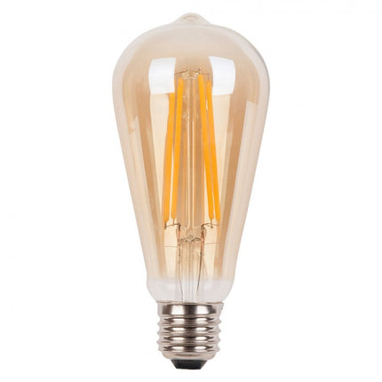 Leuchtmittel LED Filament ST64, E27, 4W, Ombre Kunststoff, Warm Licht, für Außen