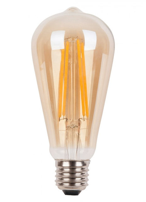 Leuchtmittel LED Filament ST64, E27, 4W, Ombre Kunststoff, Warm Licht, für Außen