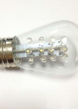 Leuchtmittel mit 16 LEDs S14, E27, 2W, Glas, Warm Licht, für Außen