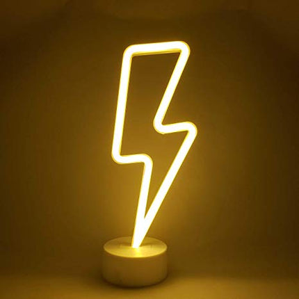 LED Neon Storm, mit Ständer und batteriebetrieben