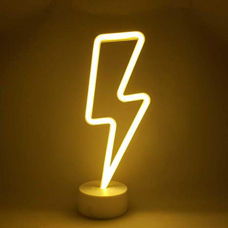 LED Neon Storm, mit Ständer und batteriebetrieben