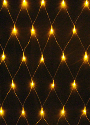 Lichternetz 10 × 8m mit 2000 LEDs, Durchsichtig Kabel, Warm Licht, für Außen