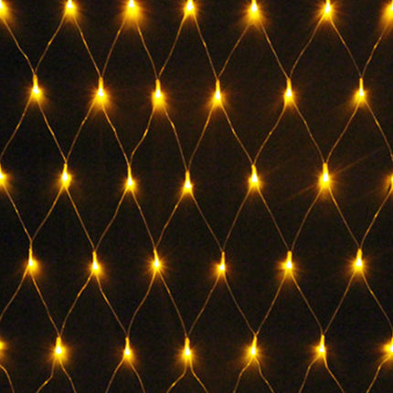 Lichternetz 10 × 8m mit 2000 LEDs, Durchsichtig Kabel, Warm Licht, für Außen