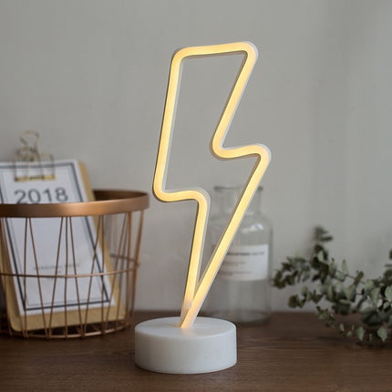 LED Neon Storm, mit Ständer und batteriebetrieben