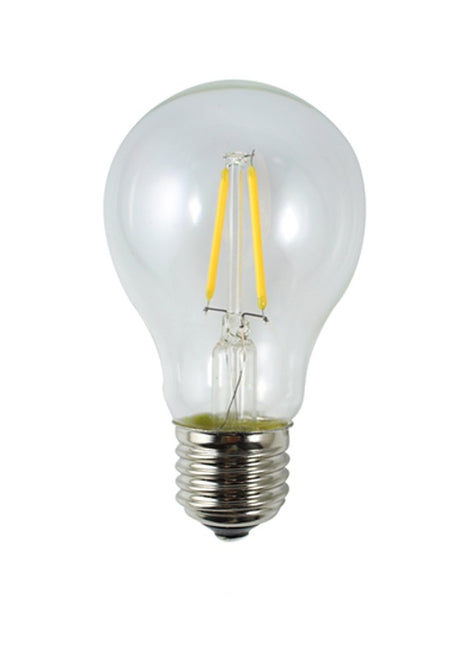 LED-Leuchtmittel A60, E27, 2W, Kunststoff, Dimmbar, Warm Licht, für Außen