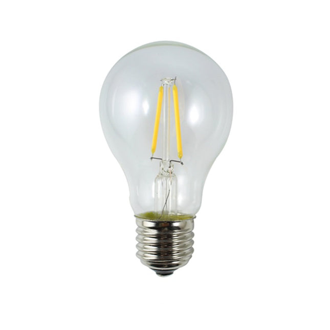 LED-Leuchtmittel A60, E27, 2W, Kunststoff, Dimmbar, Warm Licht, für Außen
