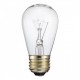 Lichterkette 10M mit 10 Incandescent Glühbirnen, S14, E27, 11W, Dimmbar, Schwarzes Kabel, Verbindbar 90M, für Außen