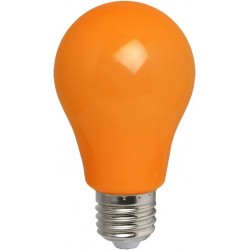 LED-Leuchtmittel A60, E27, 3W, Kunststoff, Dimmbar, Oranges Licht, für Außen
