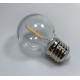 LED-Leuchtmittel G50, E27, 1W, Kunststoff, Dimmbar, Warm Licht, für Außen