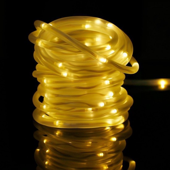 10 cm  Ø Deko-Kugel schwarz-gold mit LED-Licht; ca 