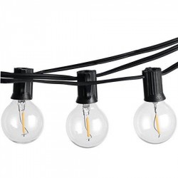 LED Leuchtmittel G40, E14S, 2W, Glas, Dimmbar, Warm Licht, für Außen