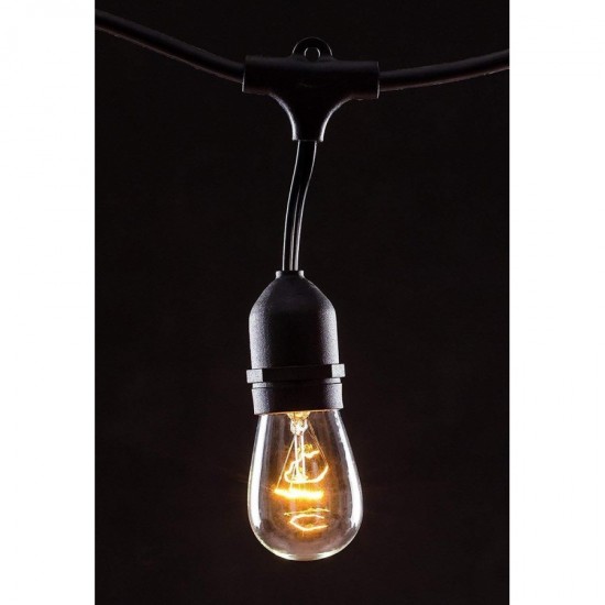 Incandescent Glühbirne S14, E27, 11W, Glas, Dimmbar, Warm Licht, für Außen