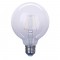 Große LED-Leuchtmittel G95, E27, 2W, Kunststoff, Dimmbar, Warm Licht, für Außen
