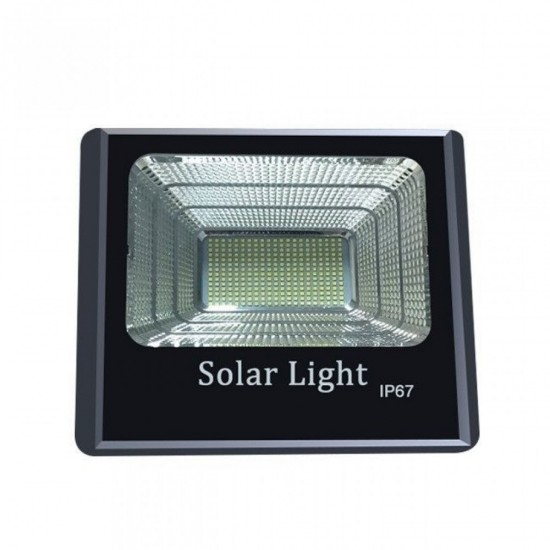 LED Solar Flutlicht 60W mit Dämmerungssensor und Fernbedienung