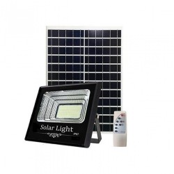 LED Solar Flutlicht 60W mit Dämmerungssensor und Fernbedienung