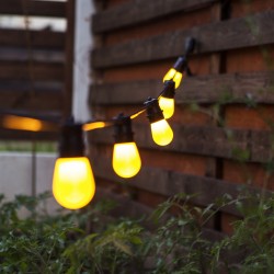 LED Leuchtmittel Gelb, E27, 1W, Kunststoff, Warm Licht, für Außen