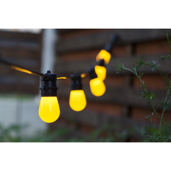 LED Leuchtmittel Gelb, E27, 1W, Kunststoff, Warm Licht, für Außen