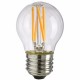 Leuchtmittel mit 4 LEDs Filament G45, E27, 4W, Glas, Dimmbar, Warm Licht, für Außen