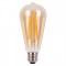 Leuchtmittel LED Filament ST64, E27, 4W, Ombre Glas, Warm Licht, für Außen