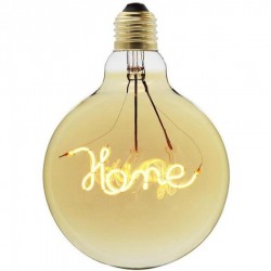 Leuchtmittel HOME Filament G125, E27, 4W, Glas, Dimmbar, Warm Licht, für Außen