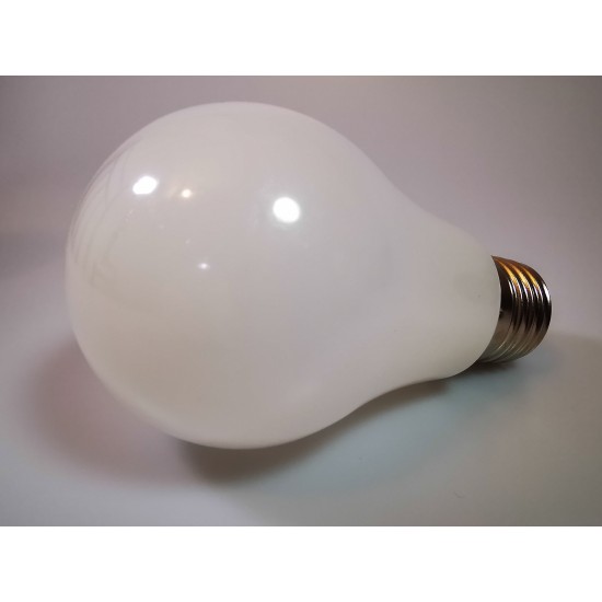 LED-Leuchtmittel Mattweiß A60, E27, 3W, Kunststoff, Warm Licht, für Außen