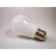 Leuchtmittel LED Birne Mattweiß A60, E27, 3W, Dimmbar, Kunststoff, Warm Licht, für Außen